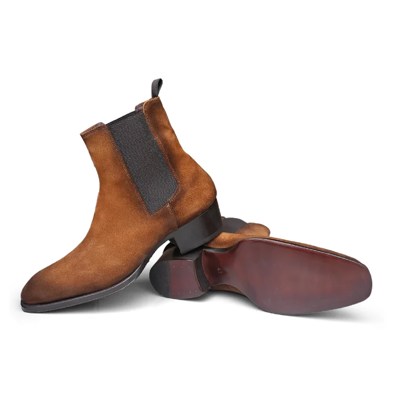 Men's high - top Chelsea boots that offer extra ankle support and a bold statement5219 - Light Cuoio Men's high - top Chelsea boots that offer extra ankle support and a bold statement5219 - Light Cuoio