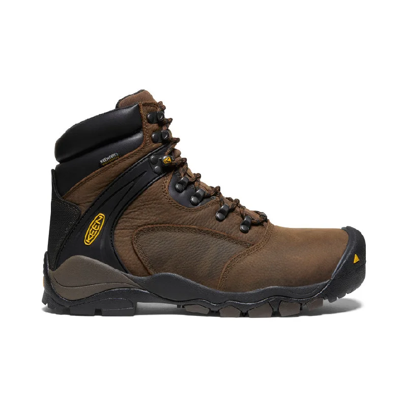 Men's work & safety boots with a cushioned midsole for comfortMen's Louisville 6" Waterproof Boot (Steel Toe) | Cascade Brown Men's work & safety boots with a cushioned midsole for comfortMen's Louisville 6" Waterproof Boot (Steel Toe) | Cascade Brown