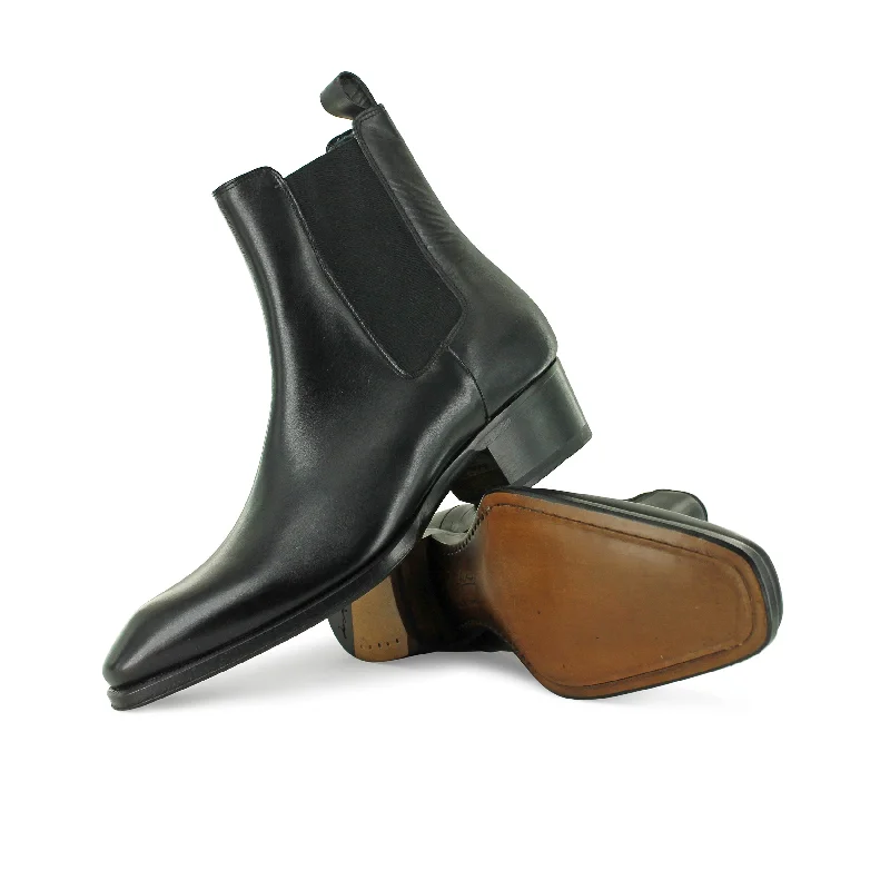 Men's lightweight Chelsea boots for easy movement5219 - Box Calf Nero