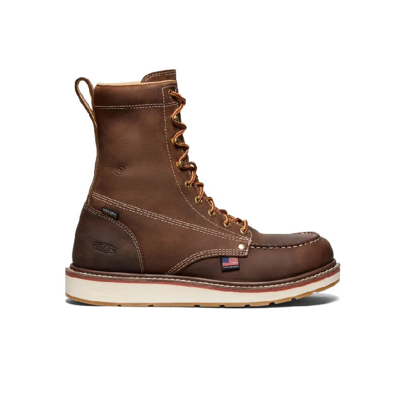 Men's work & safety boots with a moisture - wicking lining for dry feetMen's Liberty 8" Waterproof Boot (Carbon Toe) | Leather Brown/Gum Men's work & safety boots with a moisture - wicking lining for dry feetMen's Liberty 8" Waterproof Boot (Carbon Toe) | Leather Brown/Gum