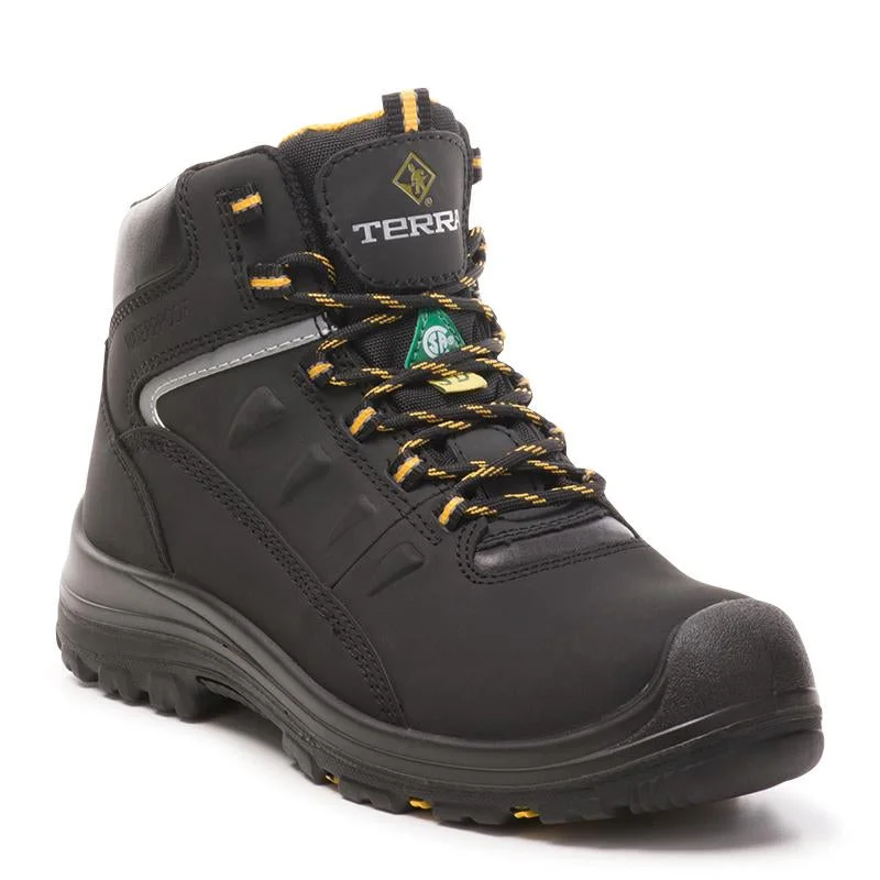 Men's work & safety boots with a padded collar for ankle comfortFindlay Men's 6" composite toe leather work boots 305205/R5205B