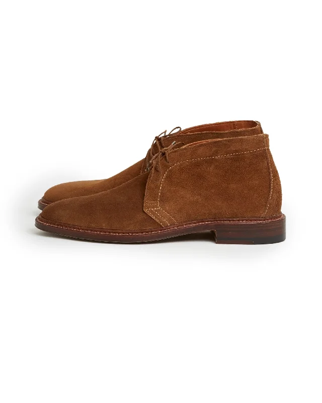 Men's puncture - resistant chukka boots for outdoor activitiesAlden Unlined Suede Chukka Boot: Snuff 1493 Men's puncture - resistant chukka boots for outdoor activitiesAlden Unlined Suede Chukka Boot: Snuff 1493