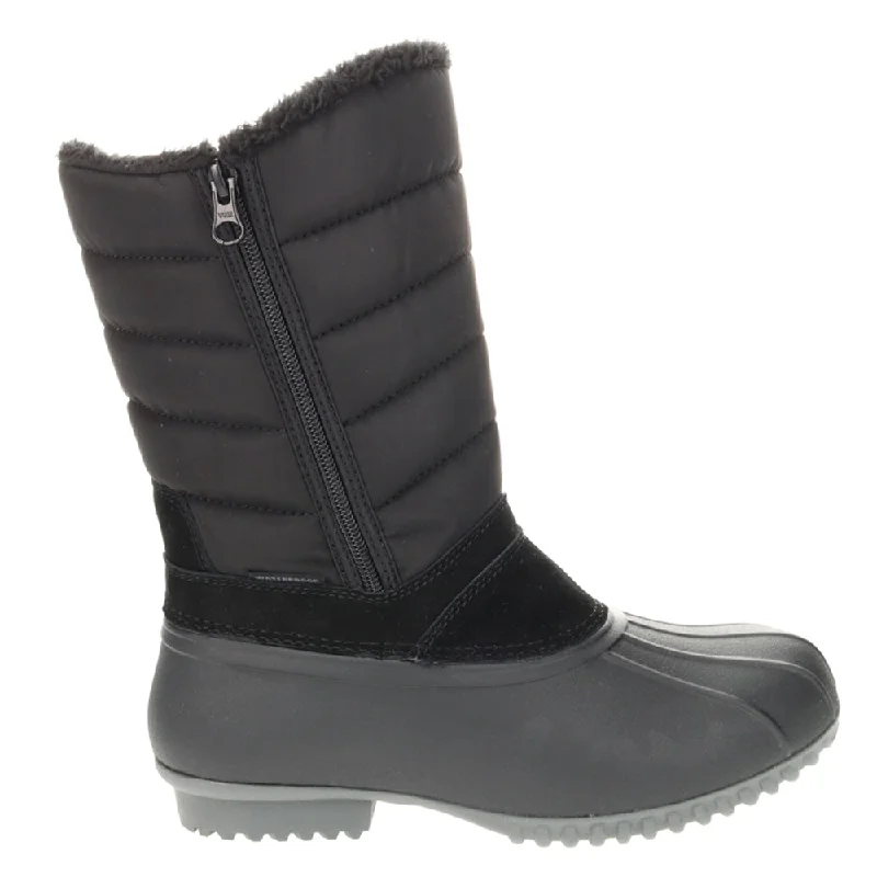 Men's microfiber - covered snow boots for easy cleaningIllia Zippered Snow Boots