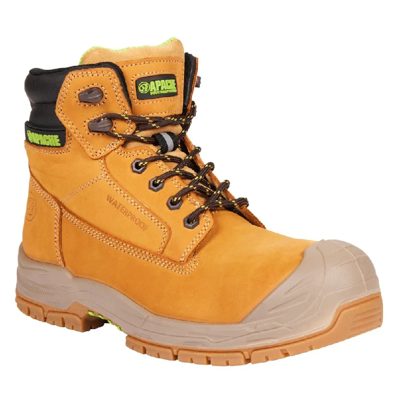 Men's non - metallic work & safety boots for airport security jobsApache Thompson Waterproof GTS Outsole Safety Boot Men's non - metallic work & safety boots for airport security jobsApache Thompson Waterproof GTS Outsole Safety Boot
