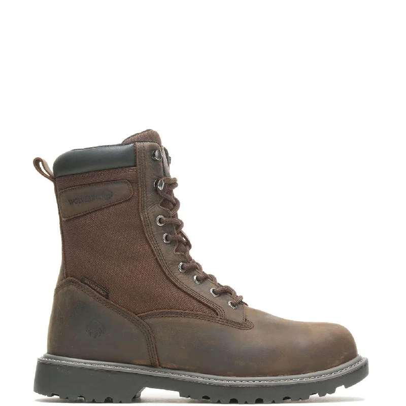 Men's heat - resistant work & safety boots for foundry jobsFloorhand 8 Inch Steel-Toe Insulated Work Boot Dark Brown