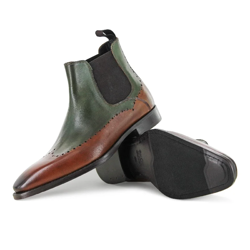 Men's high - top Chelsea boots that offer extra ankle support and a bold statementA835 - Autumn Vibes