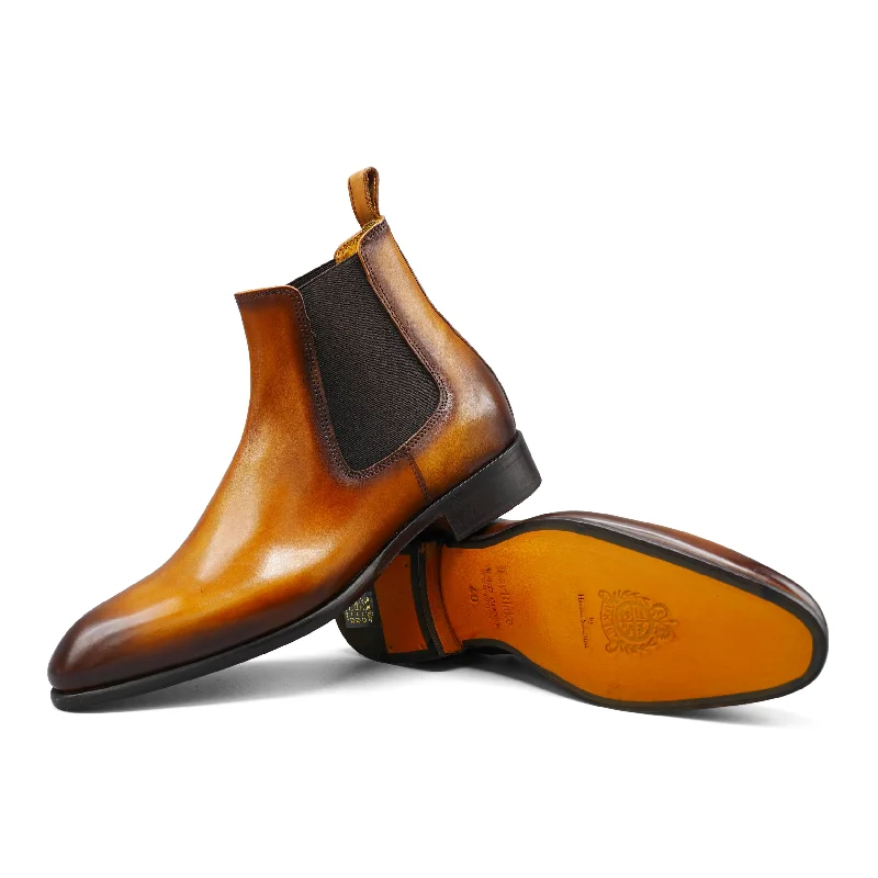 Men's lightweight Chelsea boots for easy movementJOD32201 - Vitello Ombre Brulee