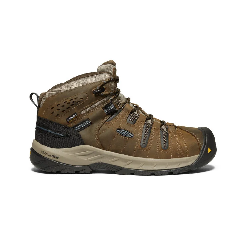 Men's carbon fiber toe work & safety boots for lightweight protectionMen's Flint II Waterproof Boot (Steel Toe)  |  Cascade Brown/Orion Blue
