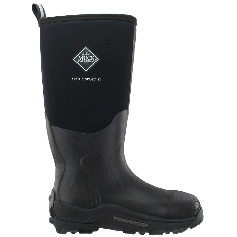 Men's classic lace - up snow boots with a high - top designArctic Sport Round Toe Rain Boots