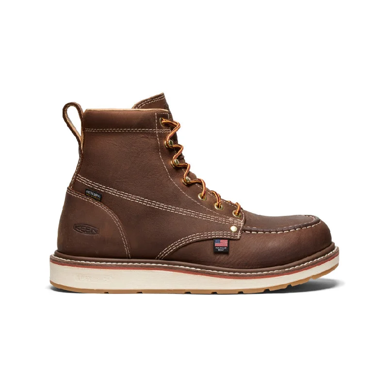 Men's metatarsal guard work & safety boots for heavy - duty tasksMen's Liberty 6" Waterproof Boot (Carbon Toe)  |  Chestnut/Gum