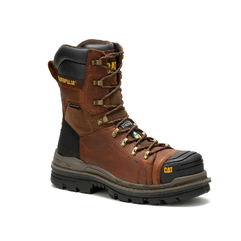 Men's work & safety boots with a durable rubber outsole for traction on rough terrainCAT Hauler XL Men's 8" Composite Toe Work Boot 725891 - Brown Men's work & safety boots with a durable rubber outsole for traction on rough terrainCAT Hauler XL Men's 8" Composite Toe Work Boot 725891 - Brown