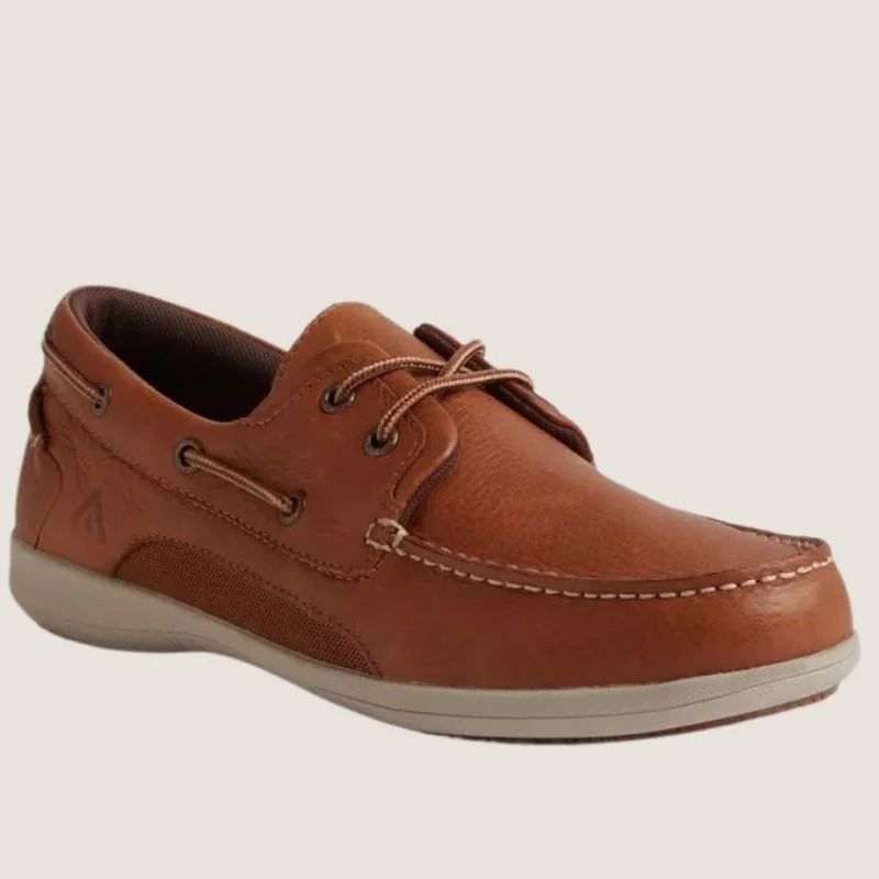 Stretchable men's boat shoes for a comfortable fit Stretchable men's boat shoes for a comfortable fit Stretchable men's boat shoes for a comfortable fit Stretchable men's boat shoes for a comfortable fitColorado Askit Tumbled Deck Shoe