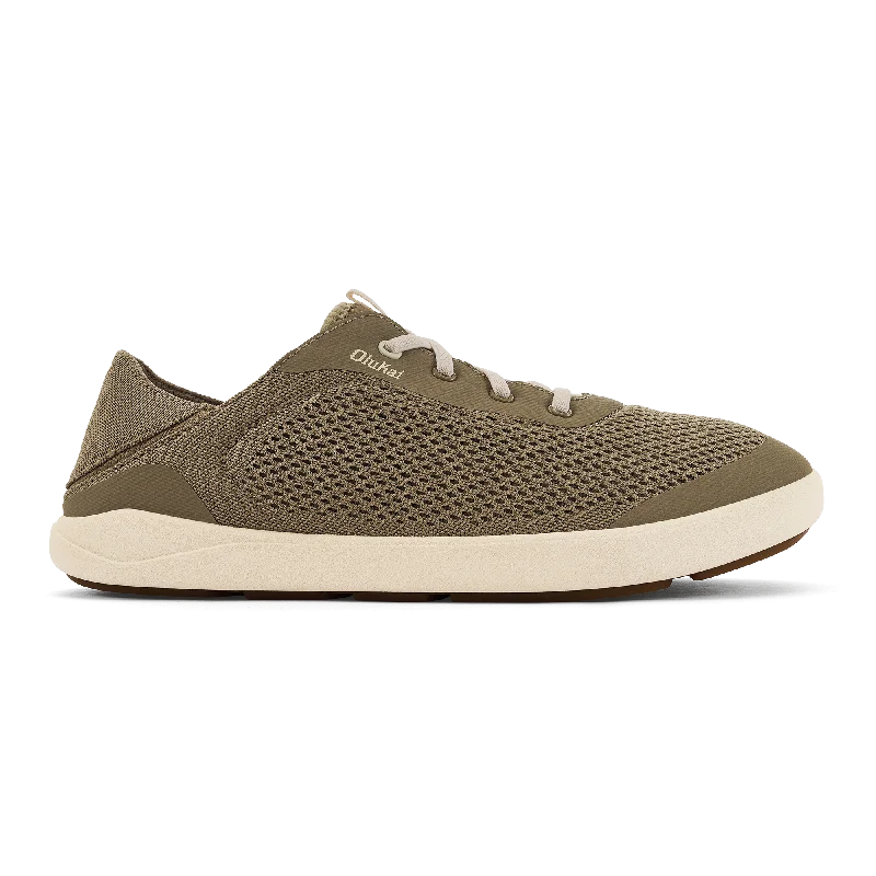 Men's boat shoes with a leather lacing system Men's boat shoes with a leather lacing system Men's boat shoes with a leather lacing system Men's boat shoes with a leather lacing systemMoku Pae - Clay / Tapa