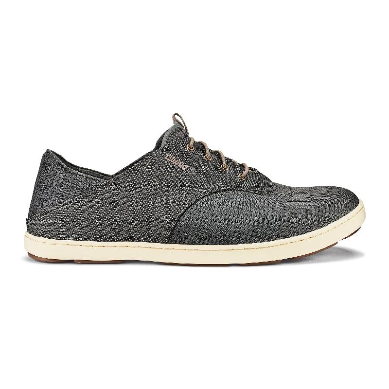 Men's boat shoes with a leather lacing system Men's boat shoes with a leather lacing system Men's boat shoes with a leather lacing system Men's boat shoes with a leather lacing systemNohea Moku - Charcoal / Clay