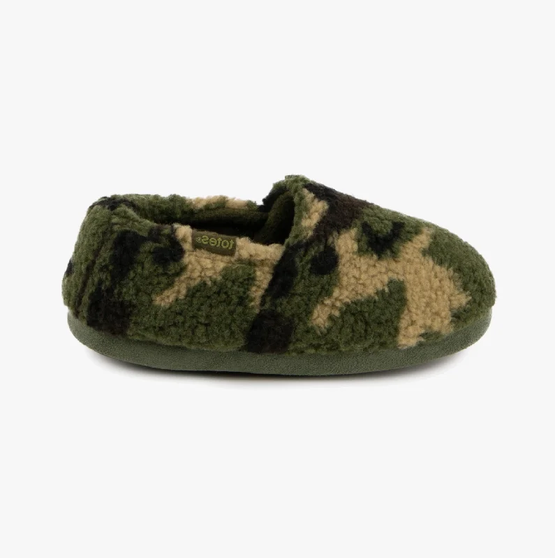 Men's slippers with a soft, flexible sole Men's slippers with a soft, flexible sole Totes Toasties SHORT Full Back Slippers Unisex Kids Green