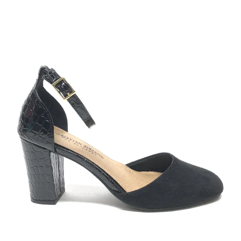 Men's sandals with a toe post design Men's sandals with a toe post design Men's sandals with a toe post design Sandals Heels Block By Christian Siriano For Payless  Size: 6.5