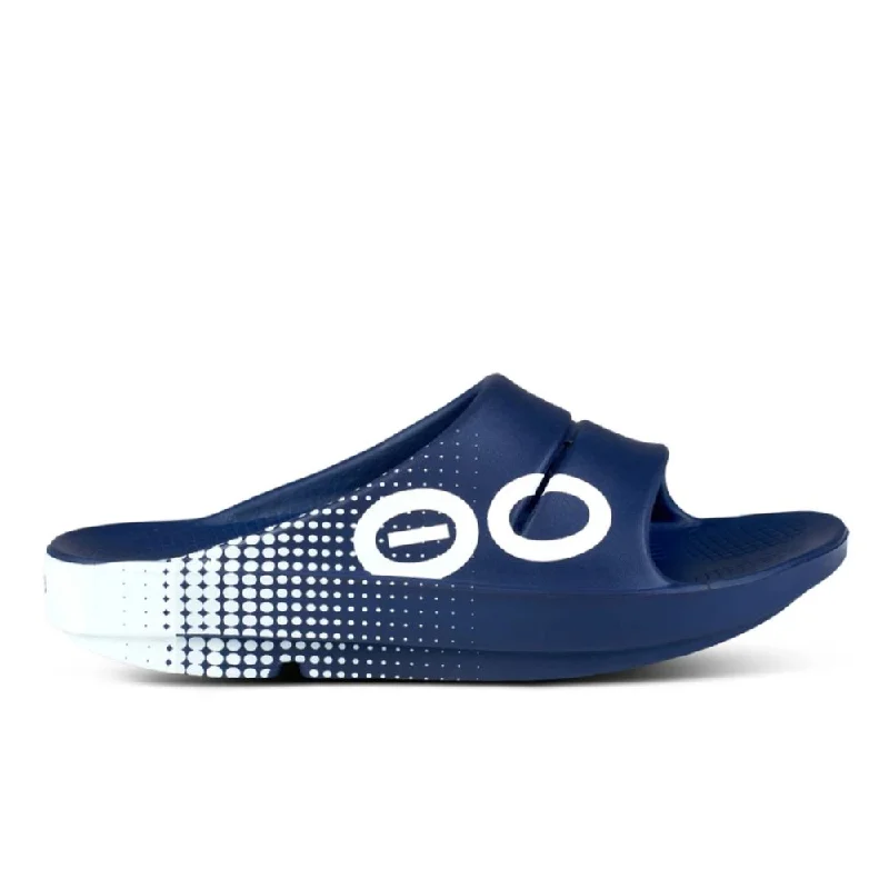 Men's sandals with a rubber sole for traction Men's sandals with a rubber sole for traction Men's sandals with a rubber sole for traction OOFOS OOahh Sport Slide - Matrix Navy Men's sandals with a rubber sole for traction Men's sandals with a rubber sole for traction Men's sandals with a rubber sole for traction OOFOS OOahh Sport Slide - Matrix Navy