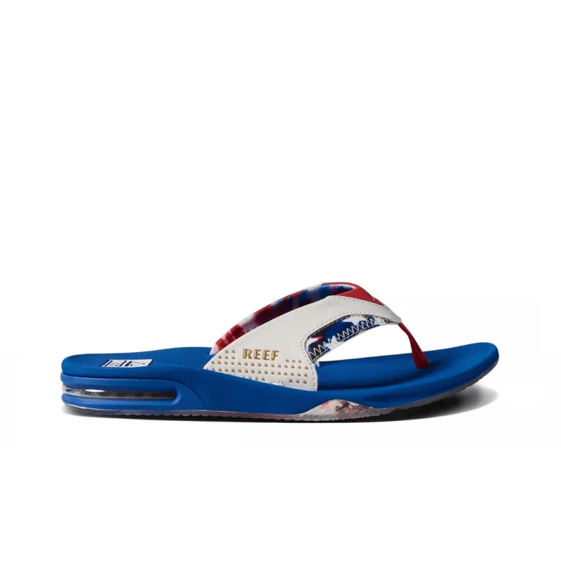 Flip - flop style men's sandals for beach wear Flip - flop style men's sandals for beach wear Flip - flop style men's sandals for beach wear Reef Men's Fanning - Red White & Blue