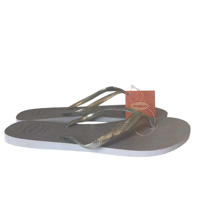 Men's sandals with a contrast stitching detail Men's sandals with a contrast stitching detail Men's sandals with a contrast stitching detail Sandals Flip Flops By Havaianas In Silver, Size:11 Men's sandals with a contrast stitching detail Men's sandals with a contrast stitching detail Men's sandals with a contrast stitching detail Sandals Flip Flops By Havaianas In Silver, Size:11