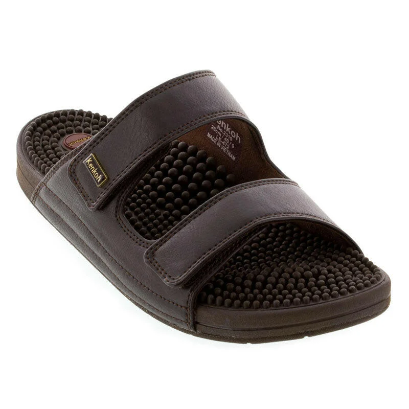 Men's sandals with a contrast stitching detail Men's sandals with a contrast stitching detail Men's sandals with a contrast stitching detail Kenkoh Serenity V - Brown