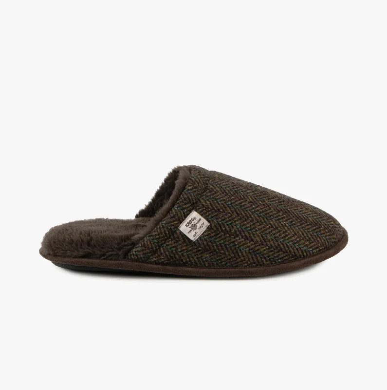 Men's slippers with a Velcro closure for easy on and off Men's slippers with a Velcro closure for easy on and off Totes Toasties WOOL MIX MULE Slippers Mens Brown Men's slippers with a Velcro closure for easy on and off Men's slippers with a Velcro closure for easy on and off Totes Toasties WOOL MIX MULE Slippers Mens Brown