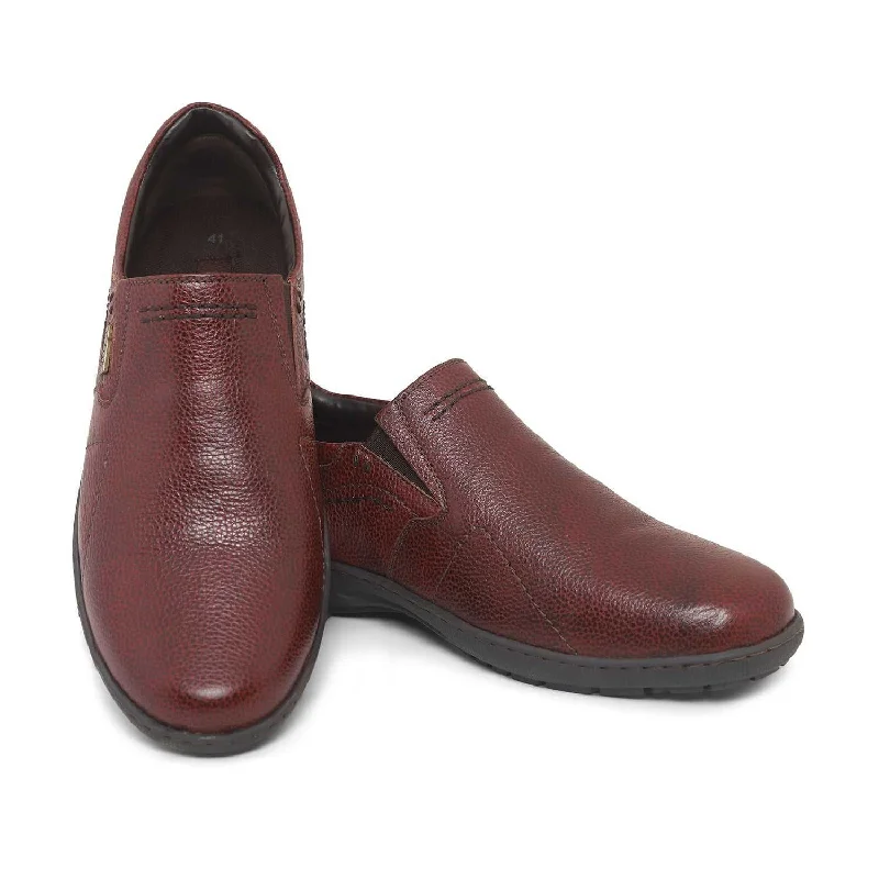 Men's casual shoes with a padded heel for comfort Men's casual shoes with a padded heel for comfort Ezok Men Maroon Leather Slipon Men's casual shoes with a padded heel for comfort Men's casual shoes with a padded heel for comfort Ezok Men Maroon Leather Slipon