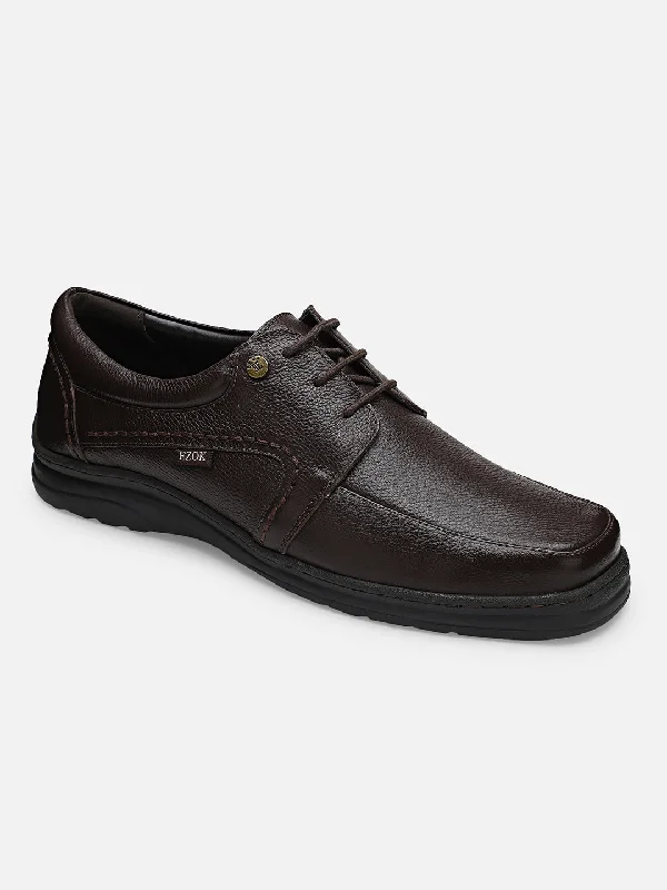 Men's casual shoes with a sporty look and feel Men's casual shoes with a sporty look and feel Ezok Men Hume 2174 Black Leather Casual Shoes