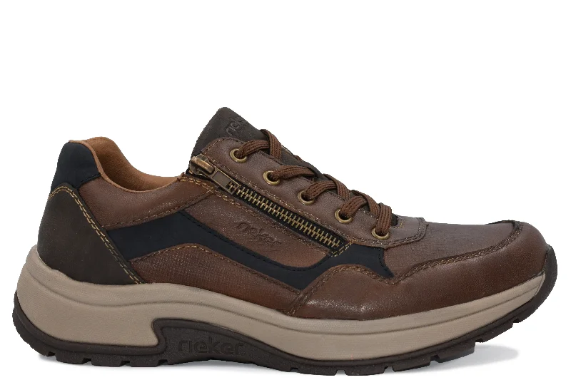 Men's casual shoes with a padded heel for comfort Men's casual shoes with a padded heel for comfort RIEKER - 11001-25 Men's casual shoes with a padded heel for comfort Men's casual shoes with a padded heel for comfort RIEKER - 11001-25