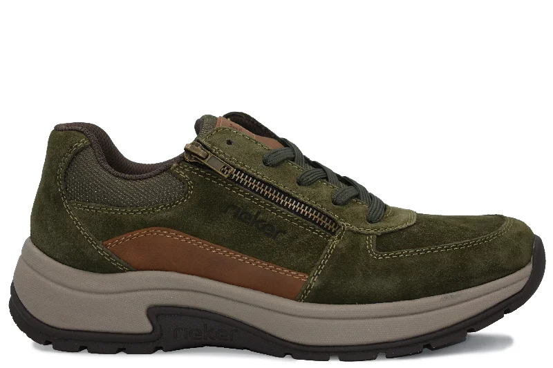 Men's casual shoes with a logo patch on the tongue Men's casual shoes with a logo patch on the tongue RIEKER - 11000-22 Men's casual shoes with a logo patch on the tongue Men's casual shoes with a logo patch on the tongue RIEKER - 11000-22