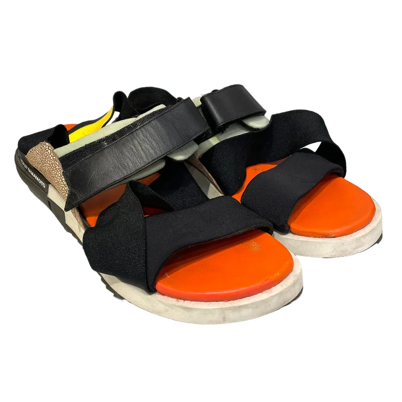 adidasxYohji Yamamoto(Y-3)/Sandals/US 8/ORN/Kaohe Mixed