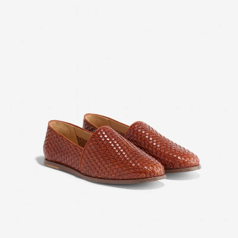 Men's sandals with a removable insole for cleaningAlejandro Woven Slip-On 2.0 Woven Brandy Men's sandals with a removable insole for cleaningAlejandro Woven Slip-On 2.0 Woven Brandy