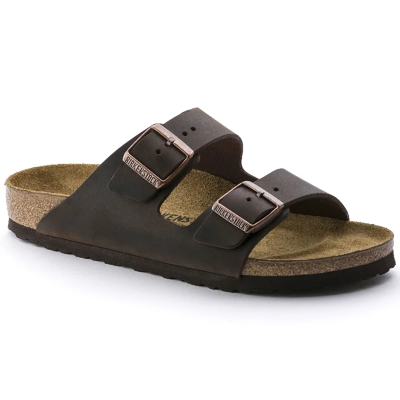 BIRKENSTOCK ARIZONA HABANA OILED LEATHER UNISEX