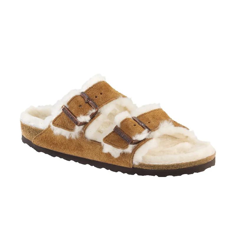 Waterproof men's sandals for water activitiesArizona Shearling Mink Suede Leather/Shearling Waterproof men's sandals for water activitiesArizona Shearling Mink Suede Leather/Shearling