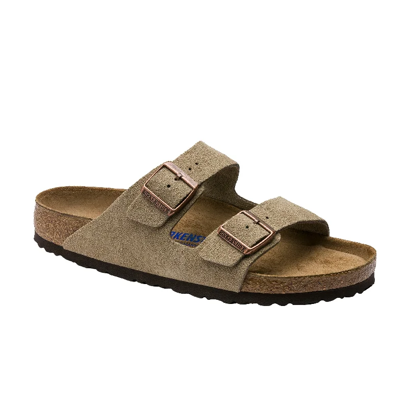 Men's sandals with a shock - absorbing insoleArizona SFB Taupe Suede Leather