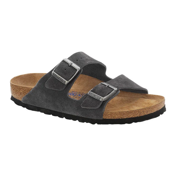 Men's sandals with a toe post designArizona SFB Velvet Grey Suede Leather