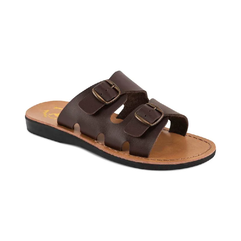 Barnabas Vegan - Leather Alternative Sandal | Brown