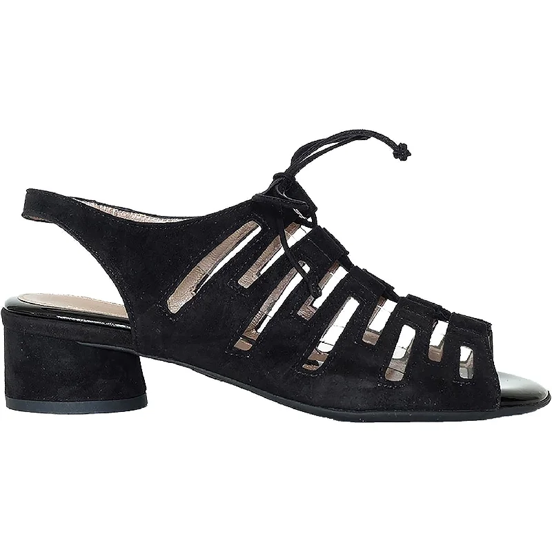 Men's sandals with a buckle closureWomen's BeautiFeel Payton Black Suede