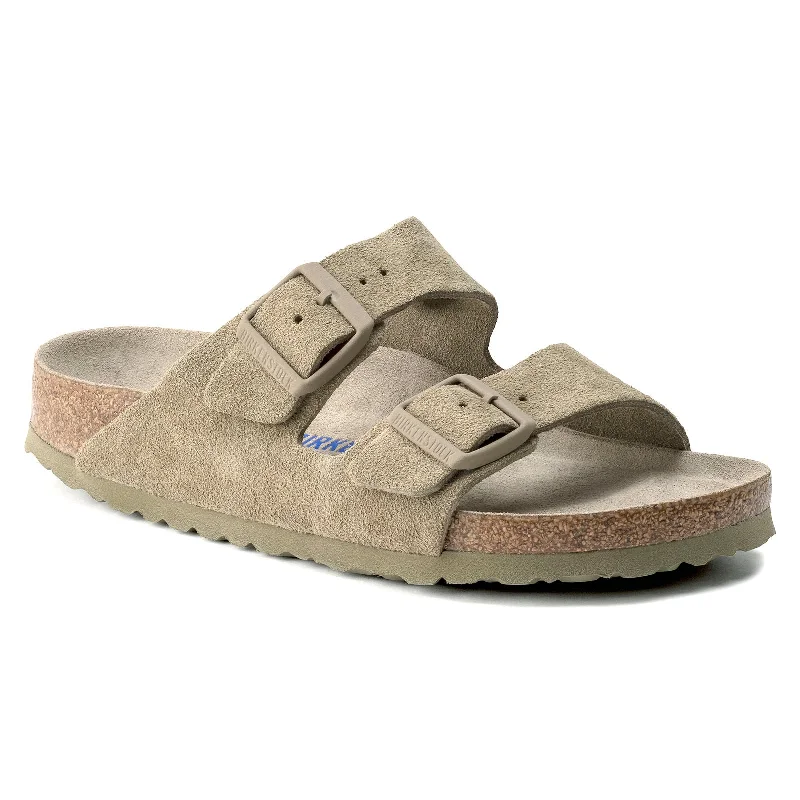 Men's sandals with a toe post designBirkenstock Arizona Soft Footbed - Suede