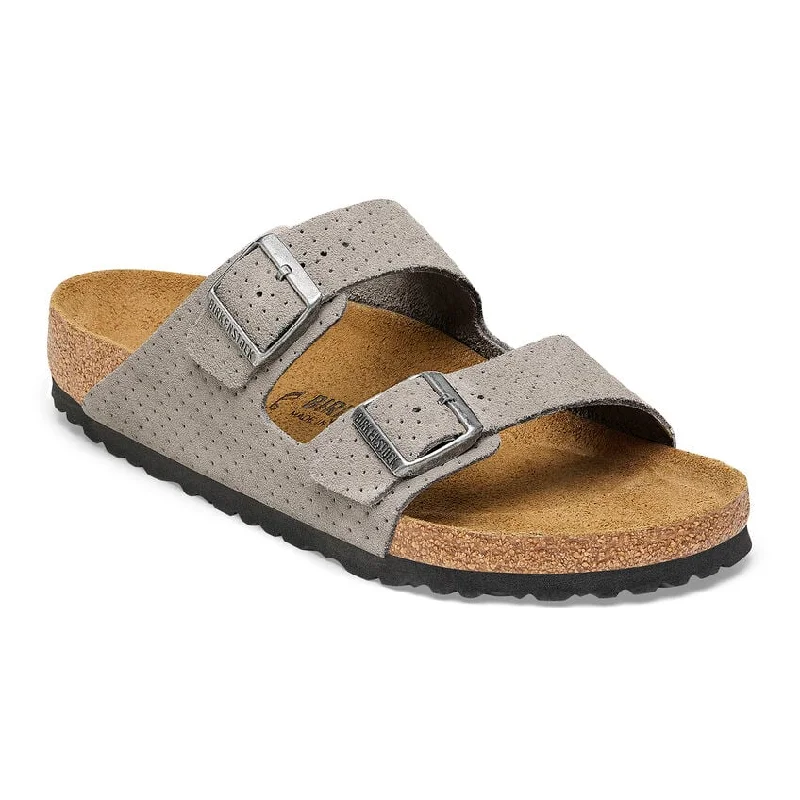 Men's sandals with a shock - absorbing insoleBirkenstock Arizona Suede Embossed