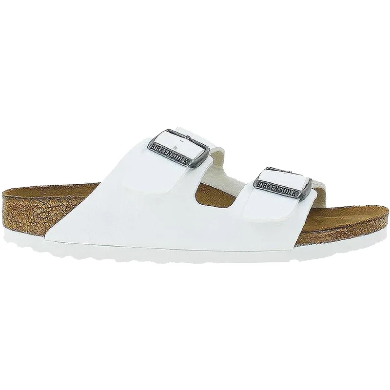 Women's Birkenstock Arizona White Birko-Flor