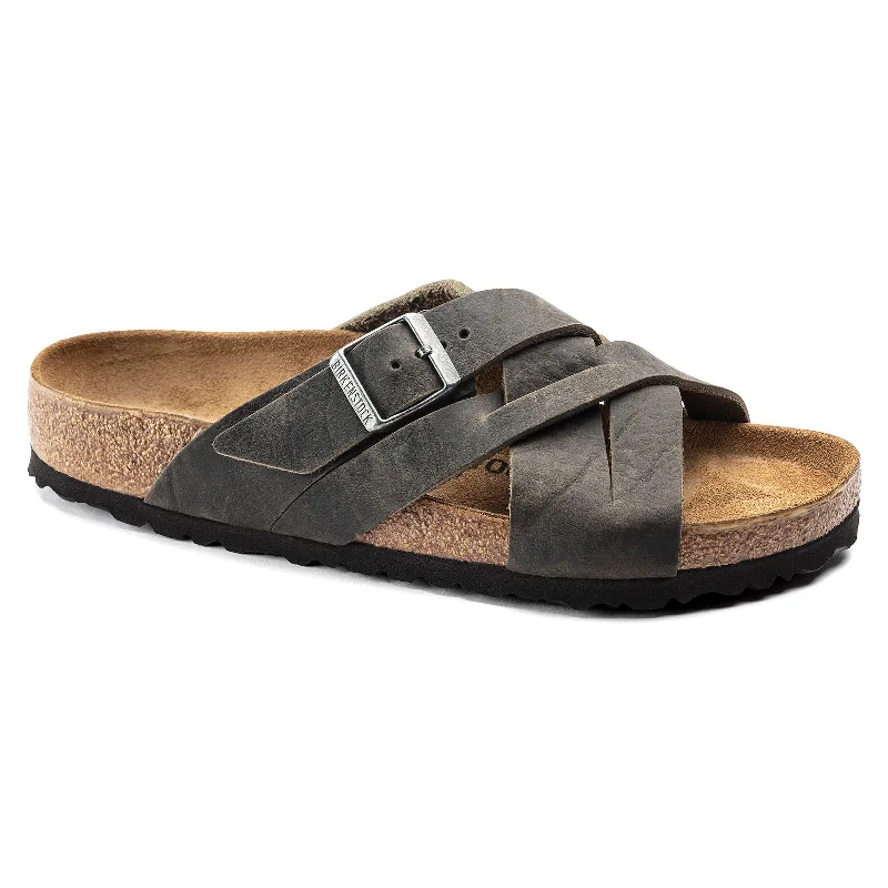 Men's sandals with a rubber sole for tractionBirkenstock Lugano