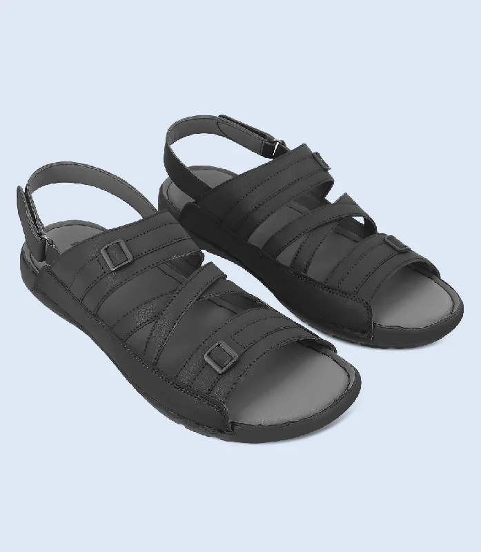 Men's sandals with a shock - absorbing insoleBM5678-BLACK-Men Sandals