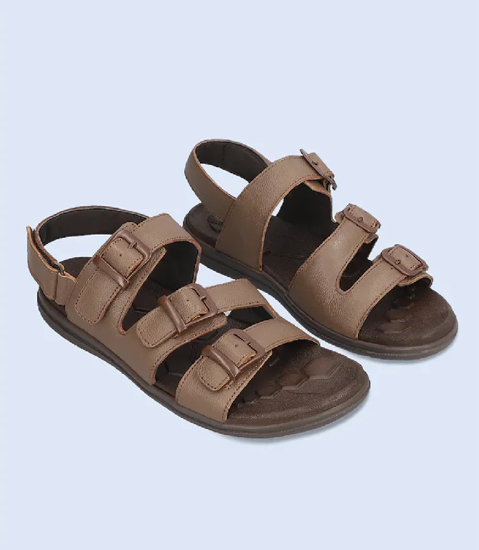 Men's sandals with a durable outer soleBM5900-BROWN-Men Sandal