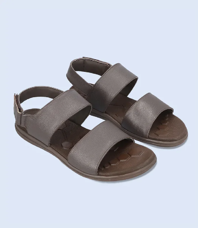 Men's sandals with a contrast stitching detailBM5903-ESPRESSO-Men Sandal