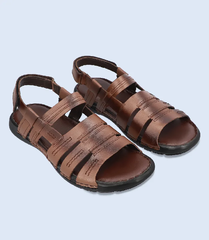 Men's sandals with a shock - absorbing insoleBM5986-BROWN-Men Sandal