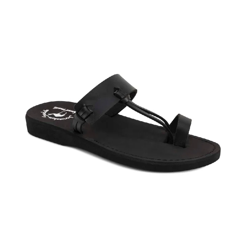 David Vegan - Leather Alternative Sandal | Black