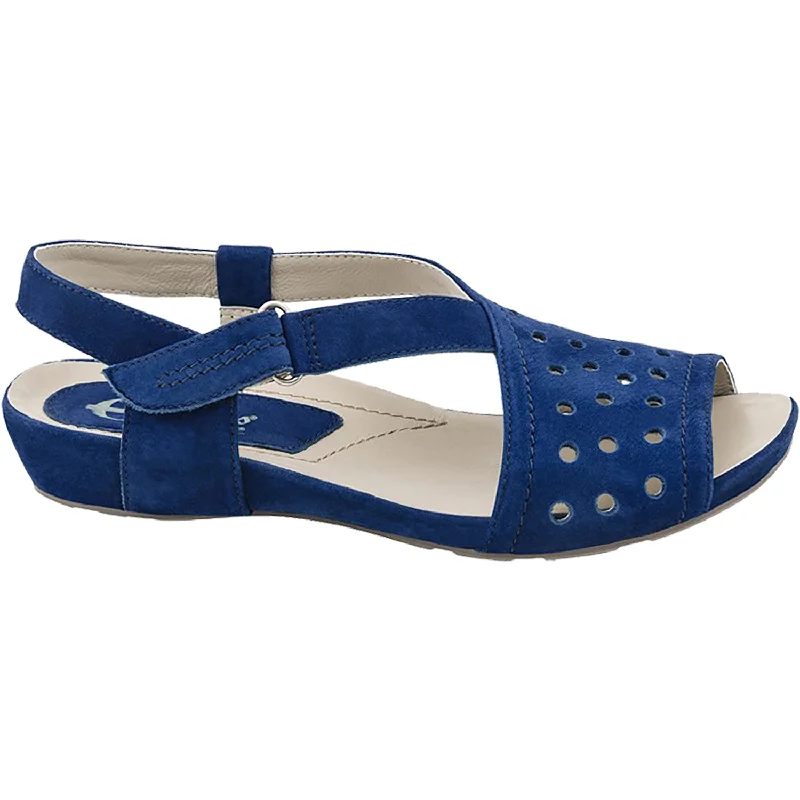 Men's sandals with a toe post designWomen's Earth Razzoli Royal Blue Nubuck