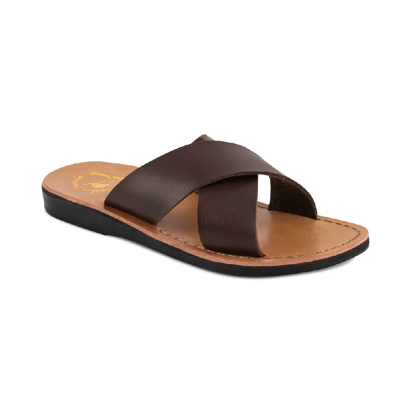 Elan Vegan - Leather Alternative Sandal | Brown