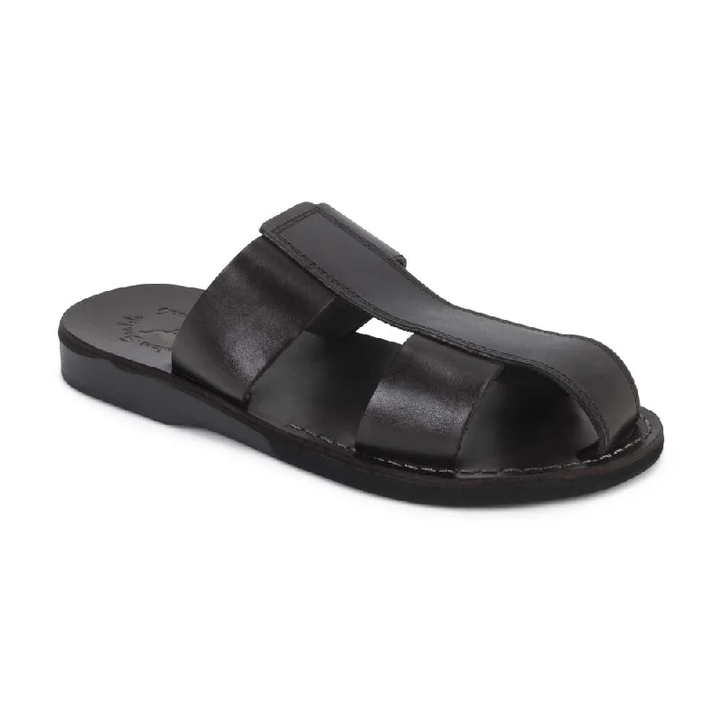 Genesis - Leather Closed Toe Sandal | Brown