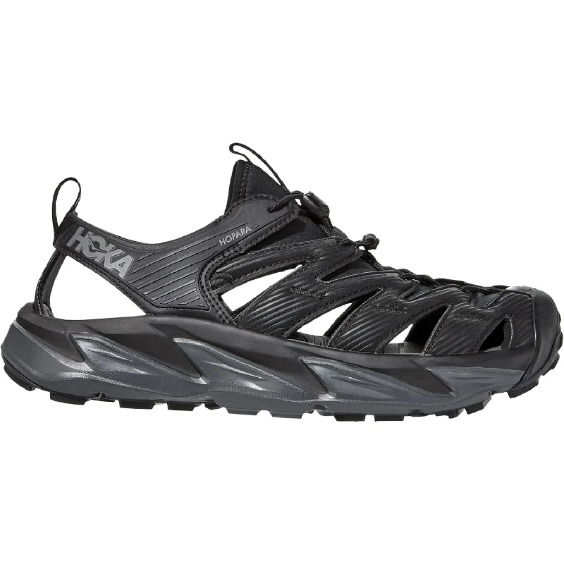 Men's Hoka One One Hopara Black/Dark Shadow Synthetic